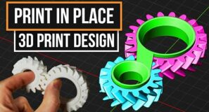 3D Print In Place Design | Fidget Gears | Blender 3.0