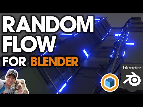 Amazing RANDOM SURFACE GENERATION with Random Flow for Blender!