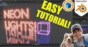 How to Make NEON LIGHTS fore EEVEE in Blender! (Beginner Tutorial)