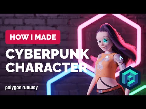 Cyberpunk Character in  Substance Painter and Blender 3.1 – 3D Modeling Process | Polygon Runway
