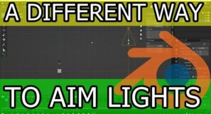 A Different Way To Aim Lights In Blender