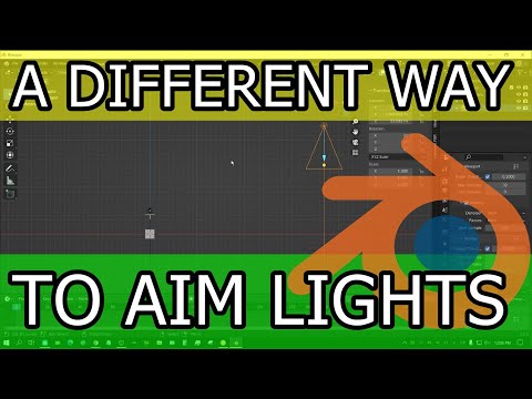A Different Way To Aim Lights In Blender