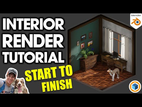 How to Model and Render an Interior Diorama – START TO FINISH! (Complete Tutorial)