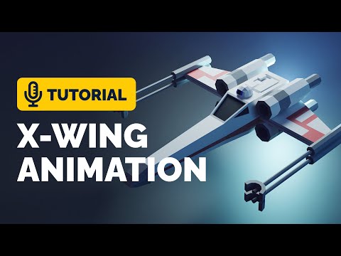 Blender X-Wing 3D Modeling & Animation Tutorial | Polygon Runway