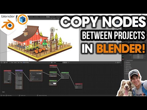 No More New Node Setup? How to Transfer Nodes BETWEEN MODELS in Blender