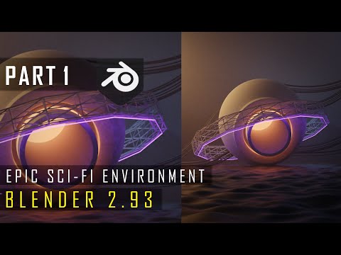 Epic Sci-Fi Enviro | Blender Tutorial [Part1]