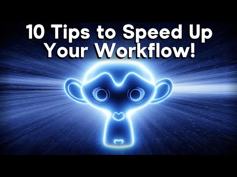 10 Tips to Speed Up your Blender Workflow! ⚡