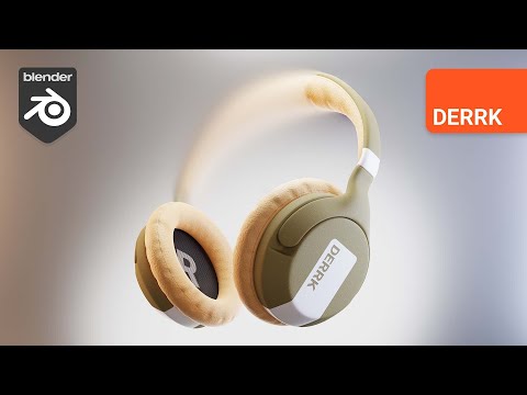 Product Design in Blender: Headphones [Full Process]