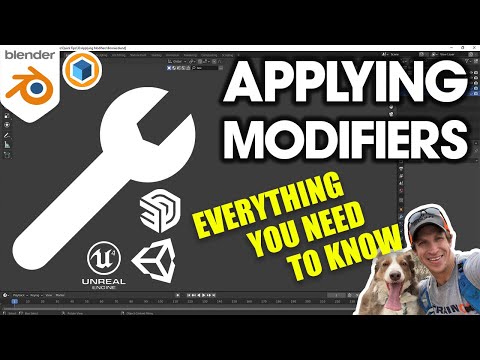 How to APPLY MODIFIERS in Blender AND How to Get Modifier Results in Other Programs!