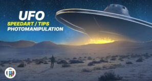 HOW I CREATED A UFO SCENE IN GIMP – My Photomanipulation Process / Tips & Tricks + Commentary