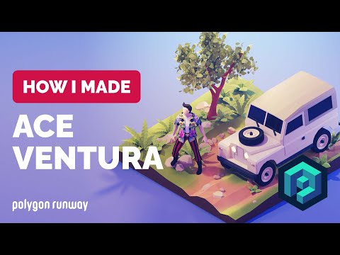 Ace Ventura Scene in Blender 3.0 – 3D Modeling Process | Polygon Runway