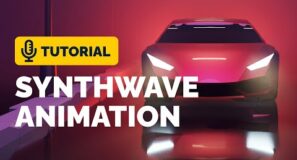 Blender Synthwave Animation Tutorial | Polygon Runway