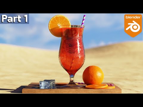 Summer Beverage 🍹 Part 1 (Blender Tutorial)
