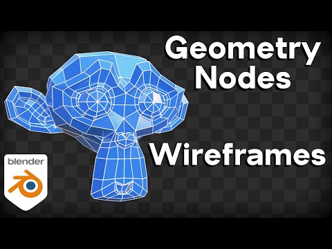 Create Wireframes with Geometry Nodes (Blender Tutorial)