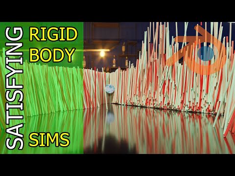 Particle & Rigidbody Physics Sims – Blender 1440p