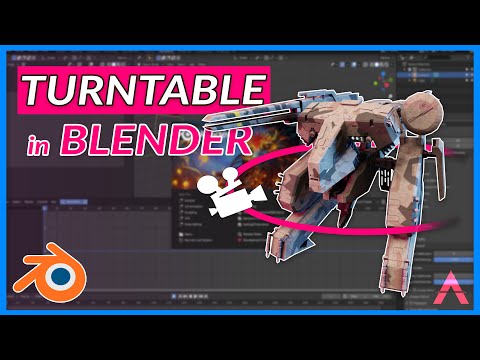 How To Make A TURNTABLE in BLENDER in 2021