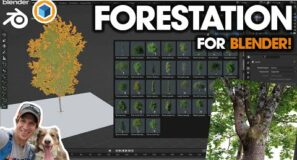 The MOST REALISTIC Trees for Blender? Forestation Add-On!