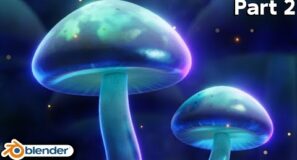 Magical Mushrooms 🍄 Part 2 (Blender Tutorial)