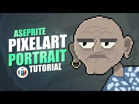 Aseprite Pixel Art Portrait – Tutorial