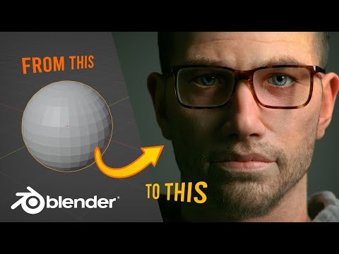 Making a Photorealistic 3d Portrait (from scratch)
