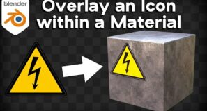 How to Overlay an Icon within a Material (Blender Tutorial)