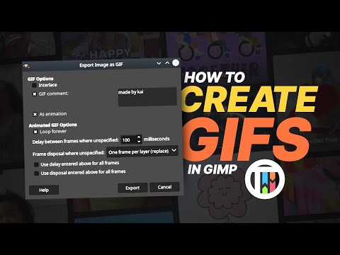 HOW TO CREATE GIFS IN GIMP – Tutorial