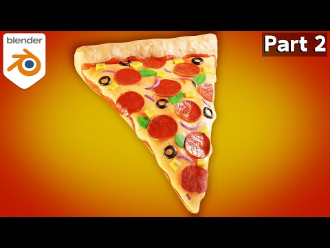 Pizza Slice 🍕 Part 2 (Blender Tutorial)