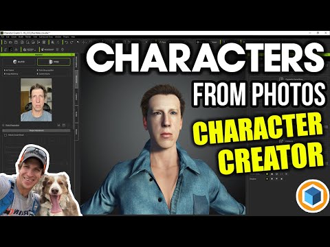 Easy Characters FROM PHOTOS with Character Creator with Headshot!