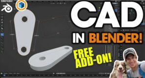 CAD for Blender is FINALLY HERE! (Free Blender Add-On!)