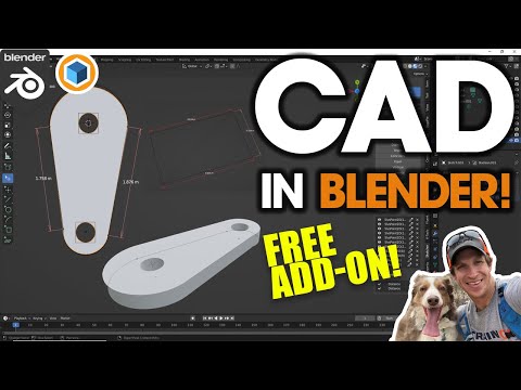 CAD for Blender is FINALLY HERE! (Free Blender Add-On!)