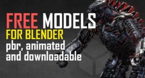free high detailed and animated blender models for download