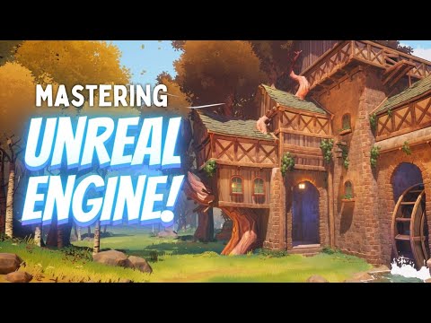 How I Created this Game Environment in UNREAL ENGINE – Environment Art Breakdown