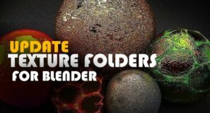the new texture folders addon update for blender