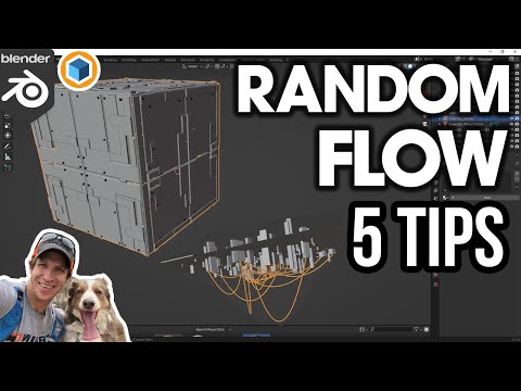 5 Tips for Amazing Models with RANDOM FLOW for Blender!