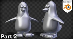 Character Creation for Beginners – Part 2 – Stylized Penguin (Blender Tutorial)