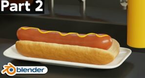 Hot Dog Factory (Part 2) Satisfying Looping Animation-Blender Tutorial