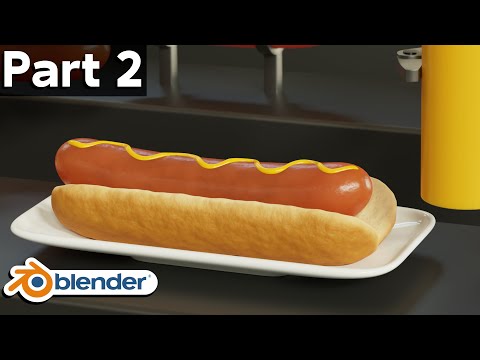 Hot Dog Factory (Part 2) Satisfying Looping Animation-Blender Tutorial