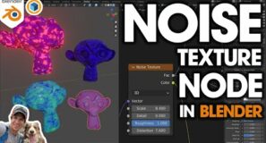 How to Use the NOISE TEXTURE NODE in Blender! (Beginner Tutorial)