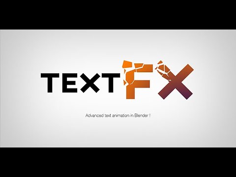 motion graphics and text animation addon for blender