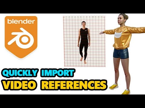 Quickly Import Video References in Blender 3.0