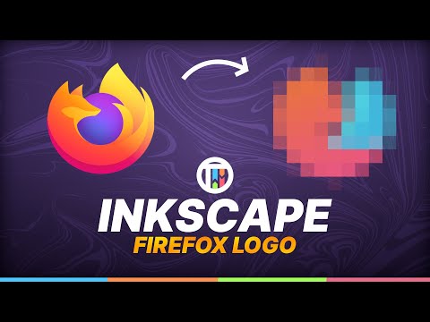 Firefox Logo Vector Re-Design – Speedart w/ Commentary (Inkscape)