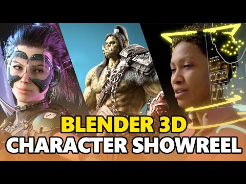 Blender 3D Character Showreel 2022