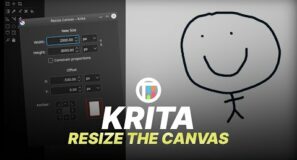 HOW TO RESIZE THE CANVAS WITHOUT SCALING YOUR ART – KRITA TUTORIAL