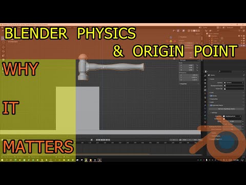 Blender Physics – Changing Center of Origin & Why It Matters