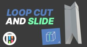 HOW TO USE THE LOOP CUT AND SLIDE TOOL – Blender 2.93 Eevee Beginner 101 Basics Tutorial