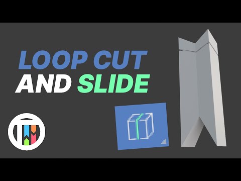 HOW TO USE THE LOOP CUT AND SLIDE TOOL – Blender 2.93 Eevee Beginner 101 Basics Tutorial
