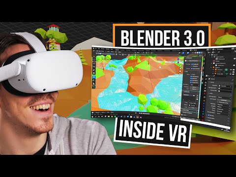 How To Setup Blender 3.0 To Use In VR | Quest 2 & Steam VR