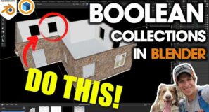 The RIGHT Way to Use Booleans for Architecture in Blender!