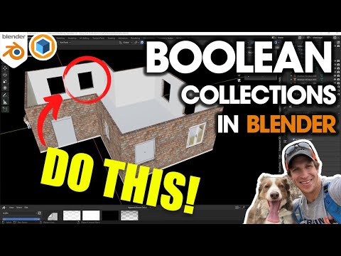 The RIGHT Way to Use Booleans for Architecture in Blender!