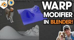 How to Use the WARP MODIFIER In Blender!